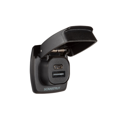 Scanstrut Flip Pro Plus Fast Charge Dual USB-A & USB-C Socket