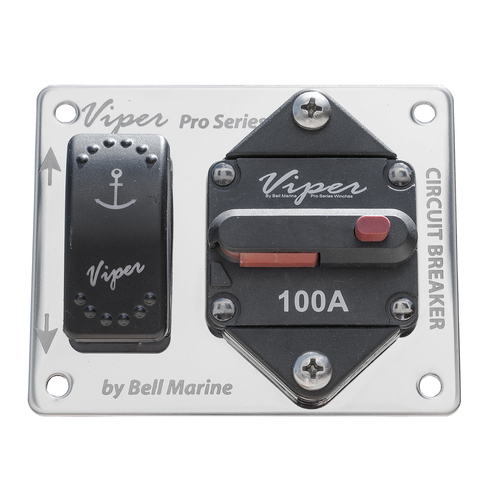 Viper Pro Switch Panel with Circuit Breaker & Anchor LED (On)/Off/(On) Switch