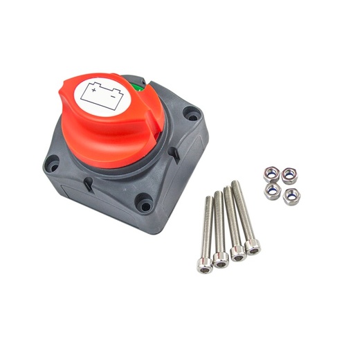 Single Battery Isolator Switch with Removable Knob