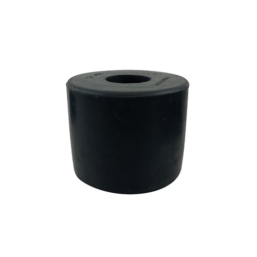Rubber Transom Roller Round Cap 63x77mm x 17mm Bore
