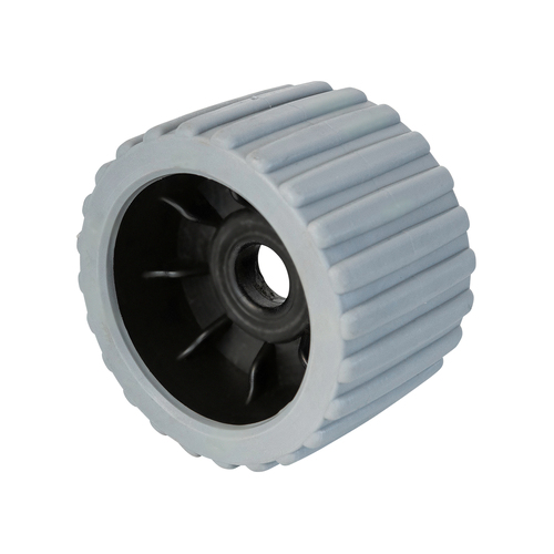 Wobble Roller Poly Grey 72x112mm x 22mm Bore