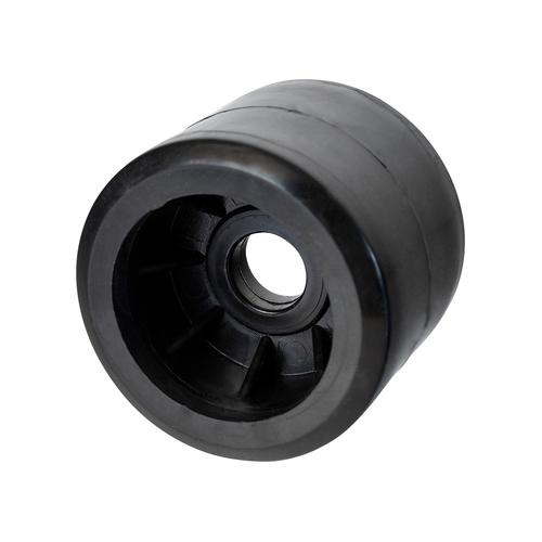 Wobble Roller Smooth Black 72x112mm x 22mm Bore