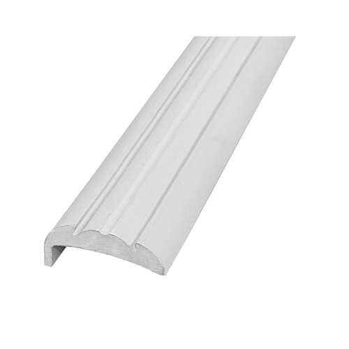 Gunwale Rub Rail Rigid PVC 38mm x 3.65m White (B)