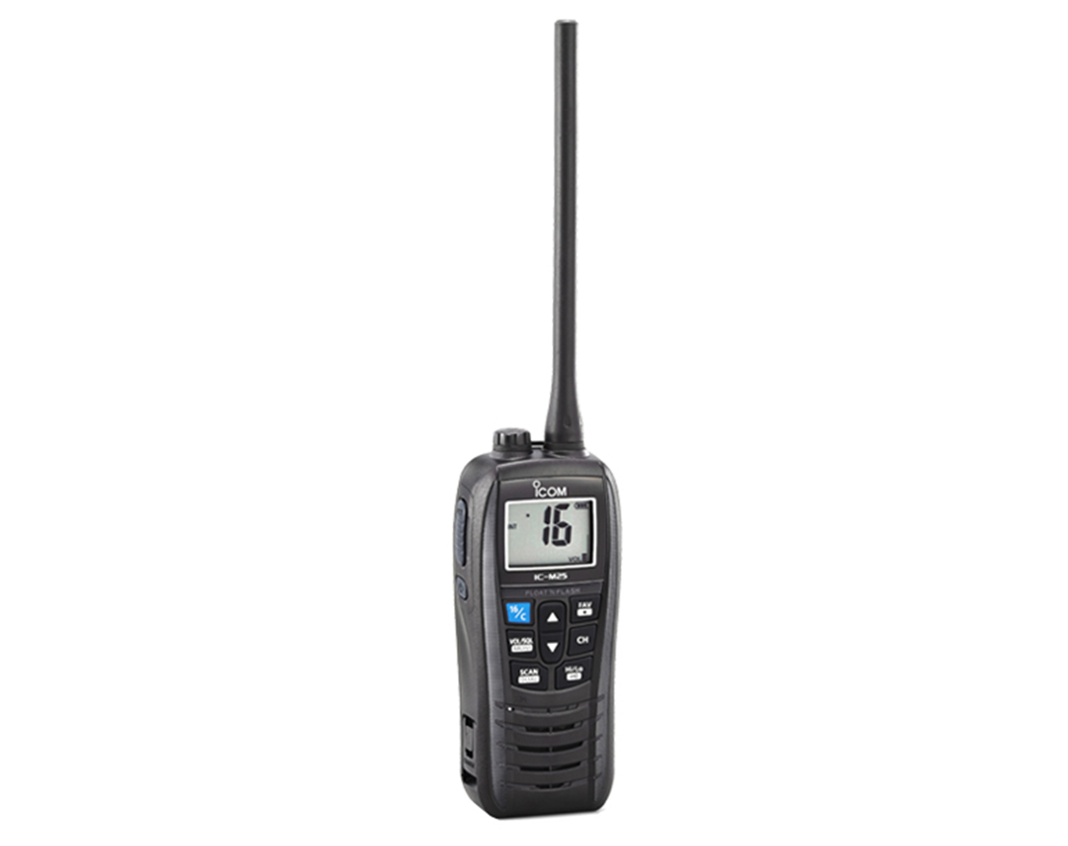 Handheld VHF Radio Transceiver Float’n Flash IC-M25EURO 550mW