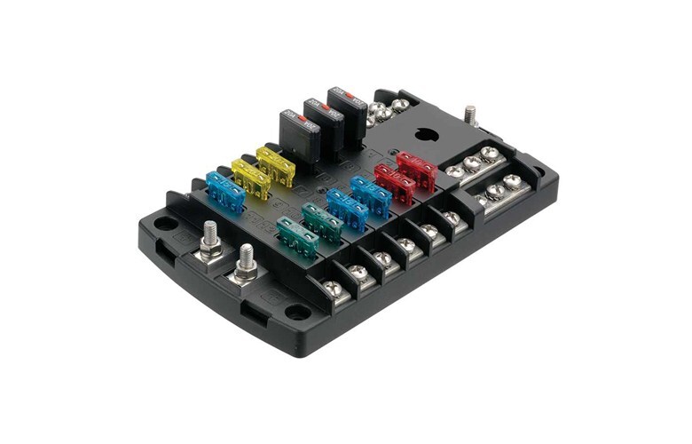 Fuse Box & Lockable Cover 12-Way - Narva