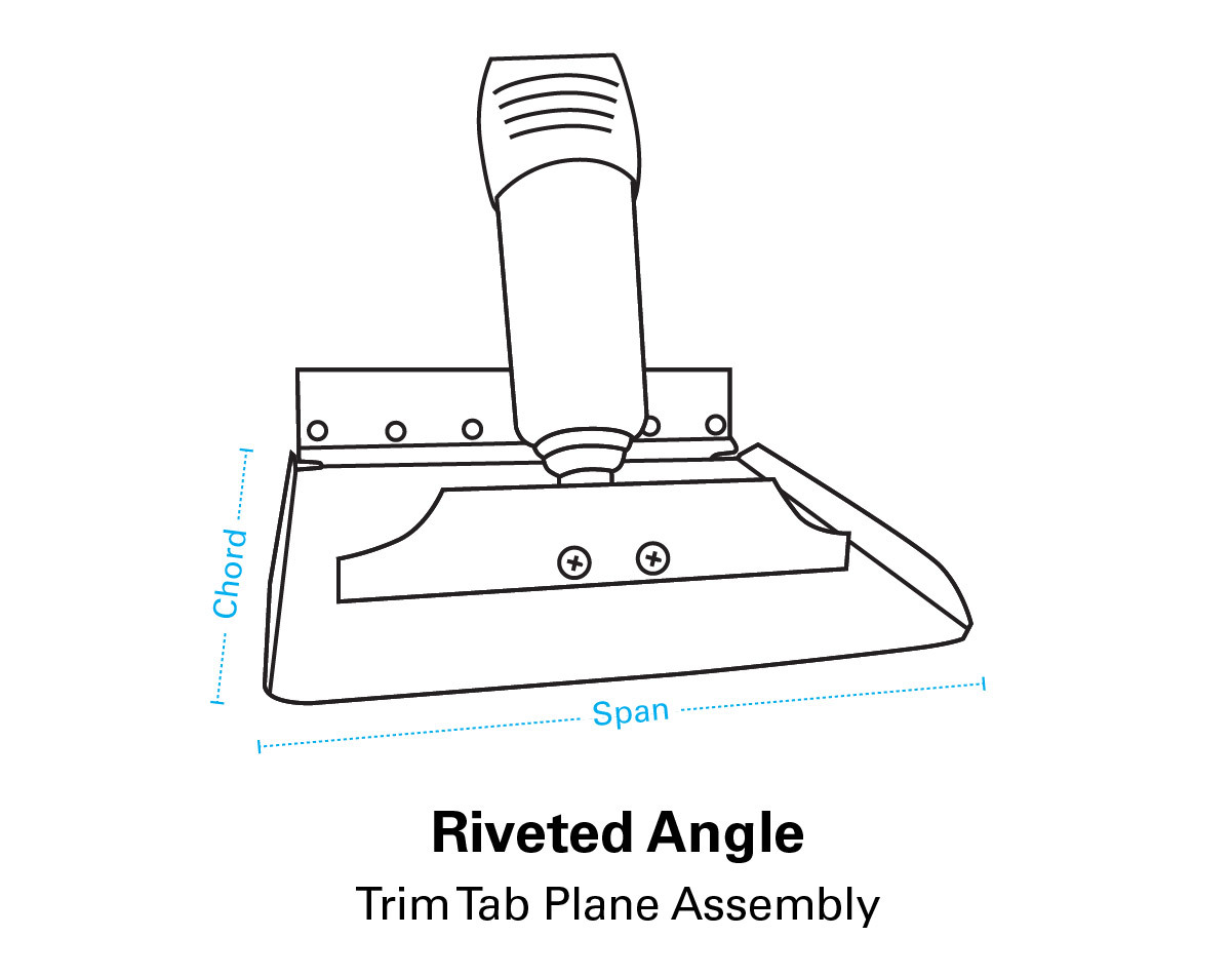 Diagram of Riveted Angle Tab Plate