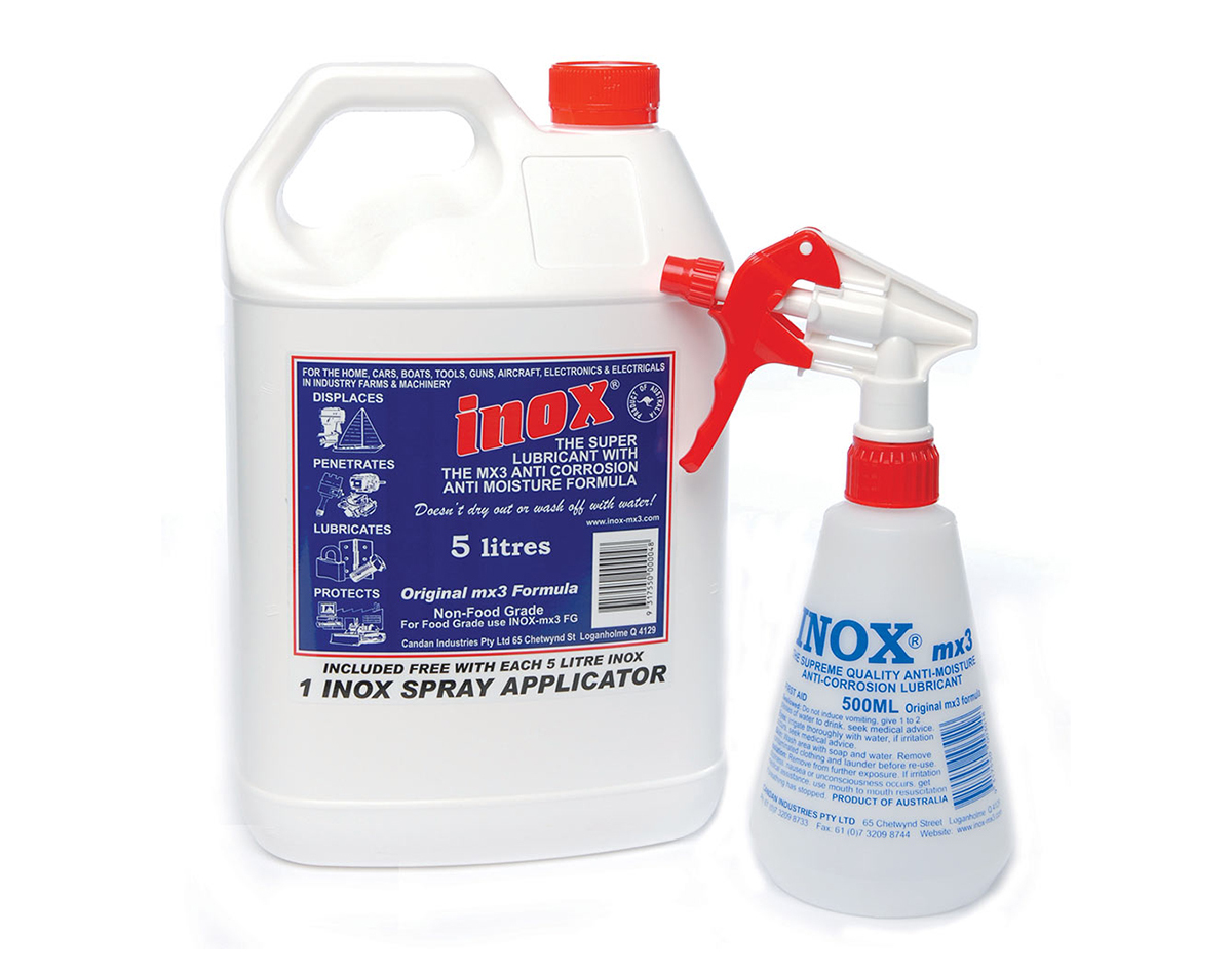 Inox Supreme Lubricant - 5 litre container with 500ml spray bottle