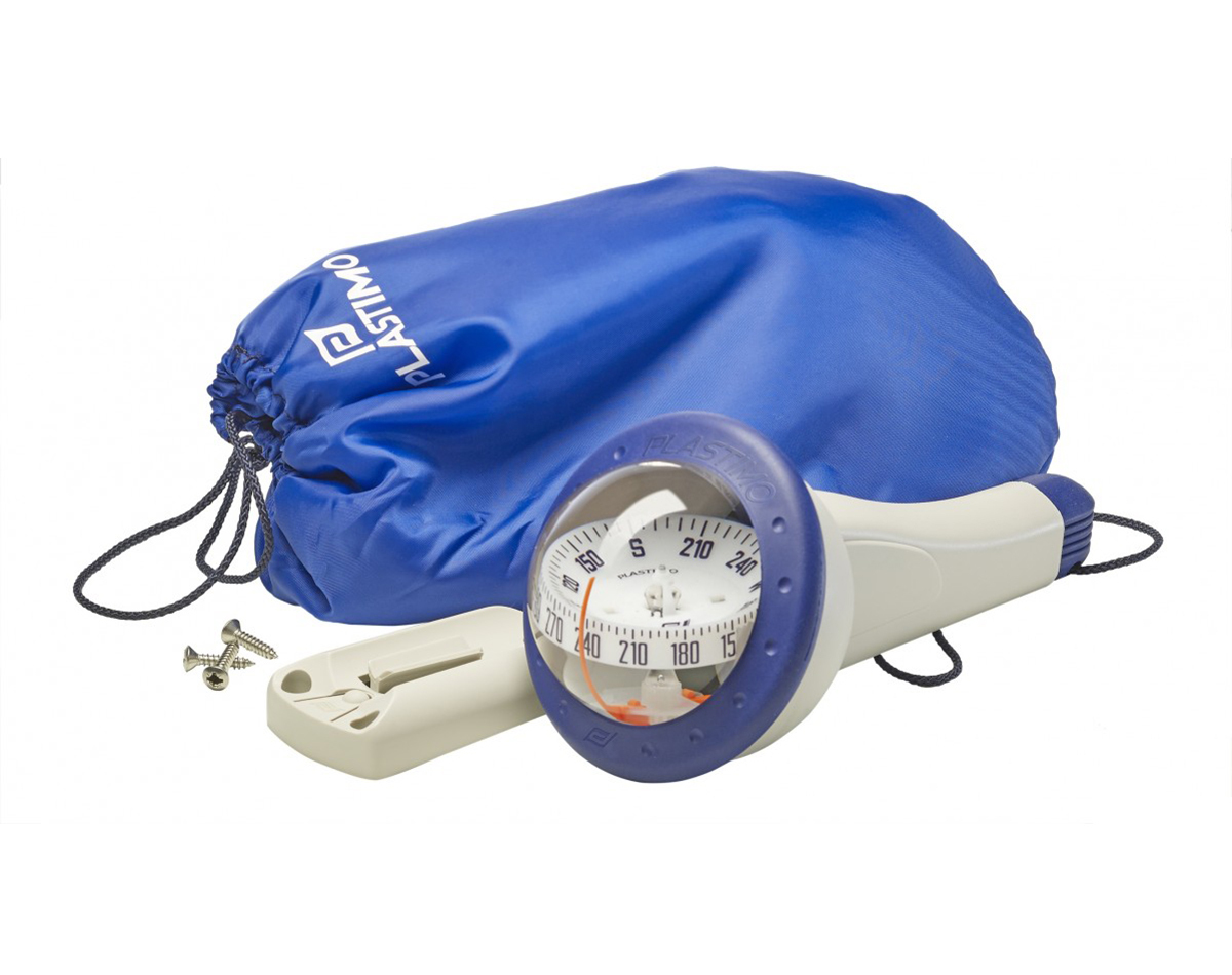 [RWB8006 / RWB8008] Iris 100 Compass Blue  - bracket and screws, lanyard and padded pouch