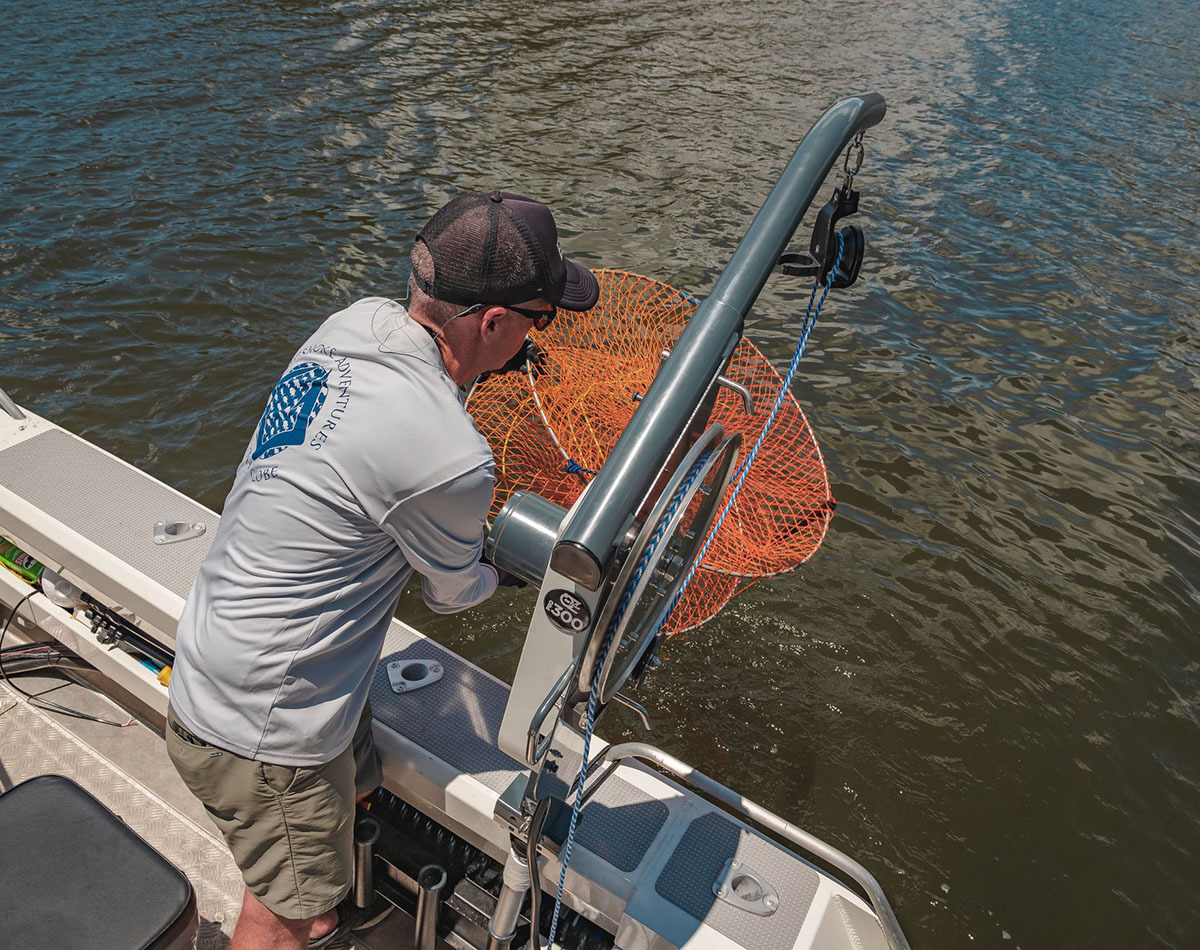 OZTRAP Marine Crab/Cray Pot Line Hauler Winch