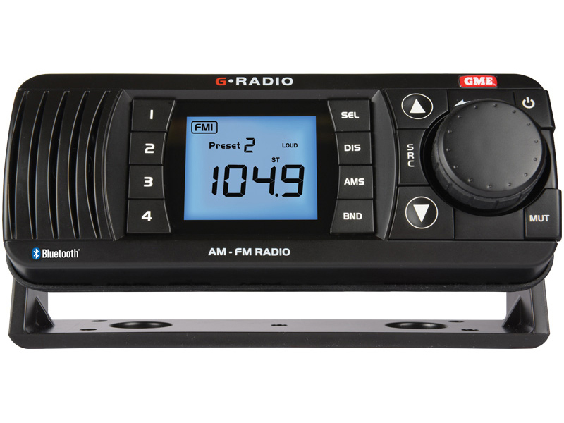 GR300BTW - Bluetooth AM/FM Marine Stereo - White