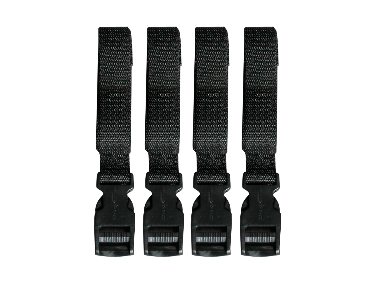 Oceansouth Boat Cover Webbing Tie Down Kit with Buckles 4pk