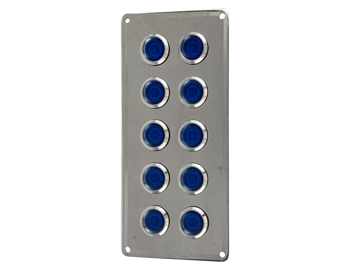 Elite Series Switch Panel LED Switch 10 Gang 172x80mm