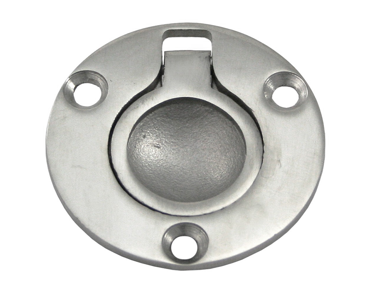 Flush Pull Ring Round - Front