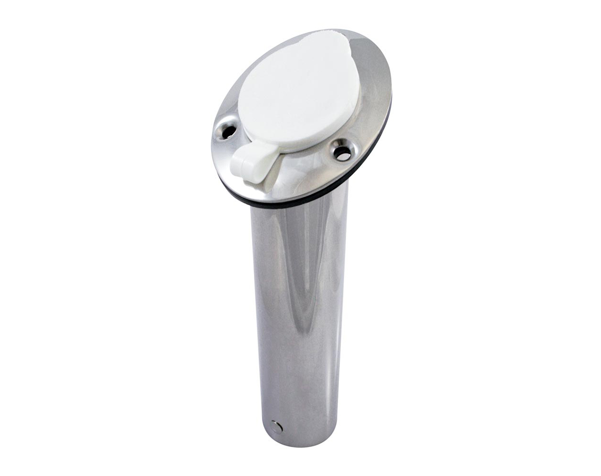 Stainless Steel Rod Holder 30deg with Insert & Cap - Easterner