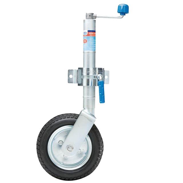 Trailer Jockey Wheel 250mm Solid Wheel 350kg ARK Trailer Parts