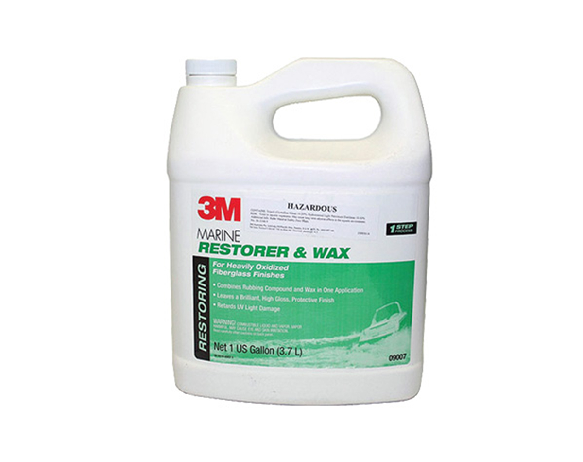 3M Marine Fibreglass Restorer and Wax 3.78L