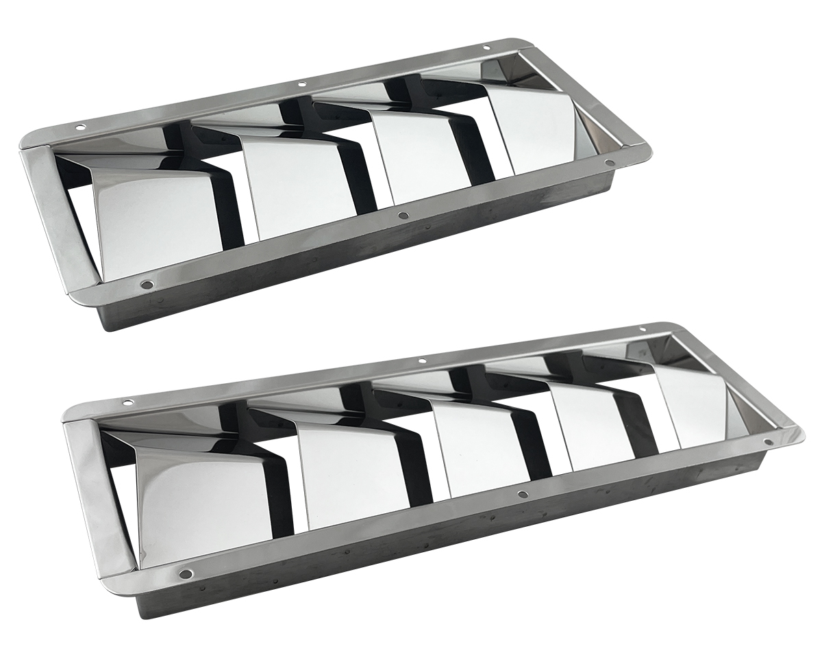 Louvre Vents 304 Grade Stainless Steel V Style