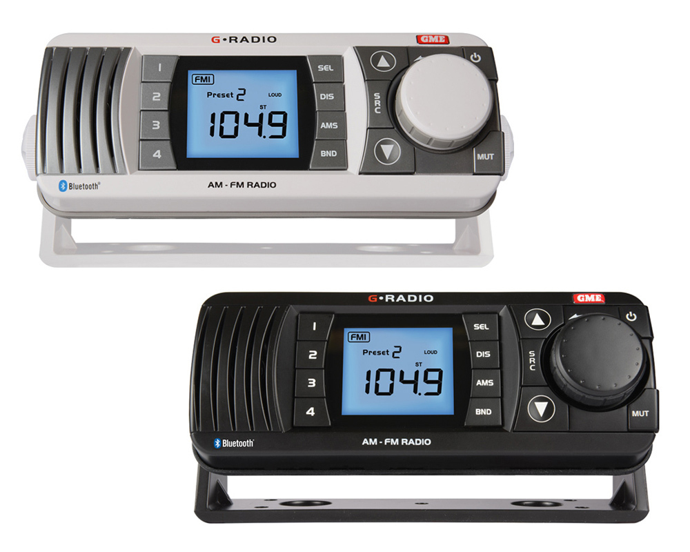 GR300BTW - Bluetooth AM/FM Marine Stereo - White