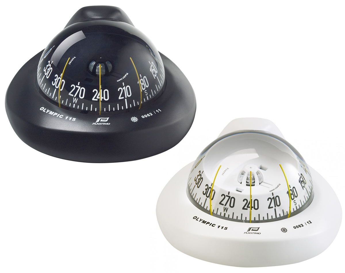 Olympic 115 Sailboat Compass Horizontal Mount Conical Card