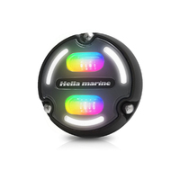 Hella Apelo A2 Aluminium Underwater Light RGB Colour Change LED with Charcoal Lens