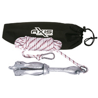 Ski Boat Anchor Kit with 3.2kg Grapnel Anchor and 15m Rope