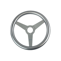 Steering Wheel Ponza 350mm Three-Spoke Silver