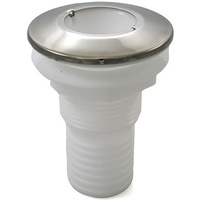 Skin Fitting Plastic with Stainless Steel Cap 38mm (1 1/2-inch)