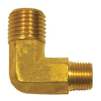 Brass Elbow 1/4-inch To 1/8-inch NPT Thread