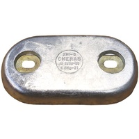 Hull Oval Zinc Anode  ZHI-6 with holes 6.5kg