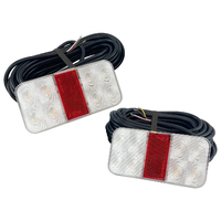 LED Slimline Submersible Trailer Lamp Kit with 9.5m Harness