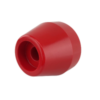 Soft Red Polyurethane Transom Roller Tapered 65x75mm