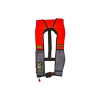 Ocean 150 Auto Inflatable Life Jacket - Grey/Red