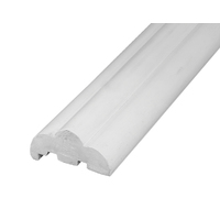 Gunwale Rub Rail Rigid PVC 38mm x 3.65m White