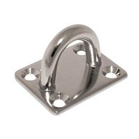 Rectangle Eye Plate - Stainless Steel