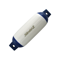 R-Series Boat Fenders - White with Blue Tops