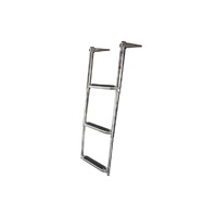Above Platform Telescopic Ladder with Double Tube Steps