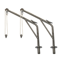 Swivelling Davits Stainless Steel Pair