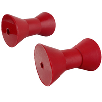 Super Keel Rollers Soft Red Polyurethane