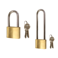 Padlock - Brass with S/Steel Shackle