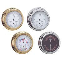 Thermometer & Hygrometers Chrome Plated Brass or Polished Brass