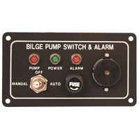Bilge Alarm & Pump Control Switch Panel 12v