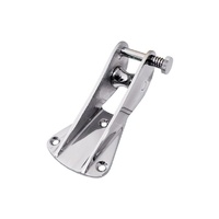 Bow Roller Chrome Plated Brass with Pin - 145mm
