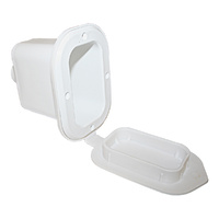 Oval Shower Holder Recess Container