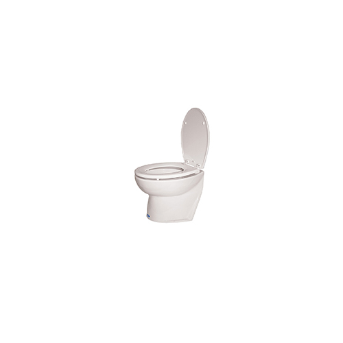 Silent Flush Toilet Freshwater Flush Angled Compact Bowl 12V