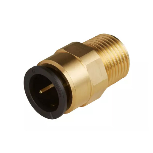 Brass Straight Male Adaptor 15mm x 1/2inch BSPT