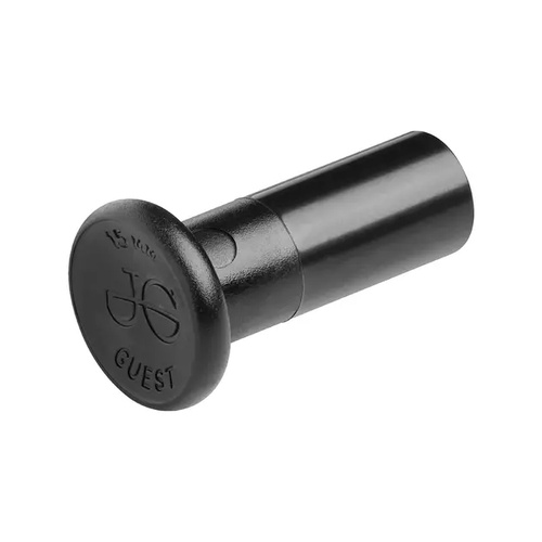 Tube Plug 15mm Black