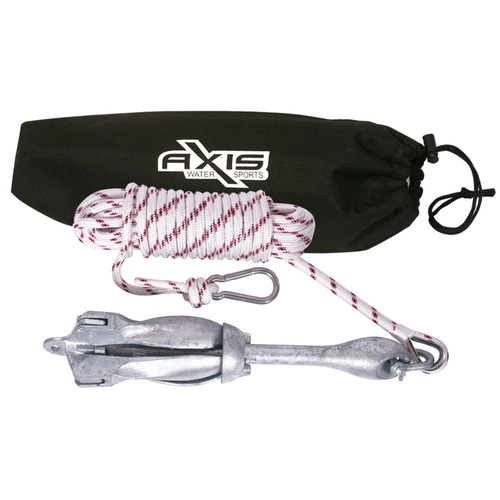 Ski Boat Anchor Kit with 3.2kg Grapnel Anchor and 10m Rope