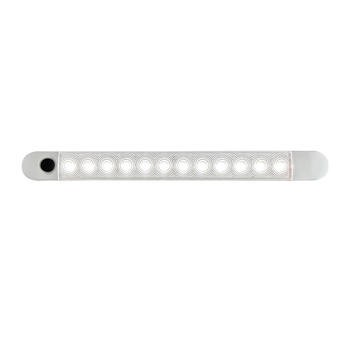 Waterproof LED Strip Light White with Switch 240mm 12V