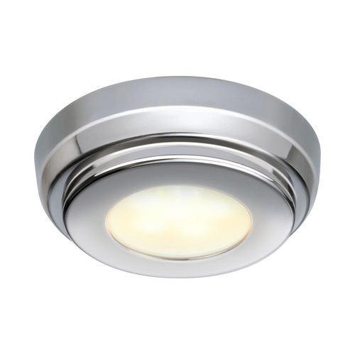 Quick TIM Series LED Downlight Stainless Steel Rim Warm White