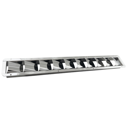 Louvre 10 Vent 316 Grade Stainless Steel Flat Style